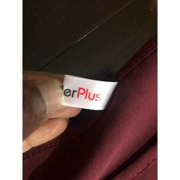 OC Order Plus High Low Blouse High Low Hemline - Picture 7 of 7